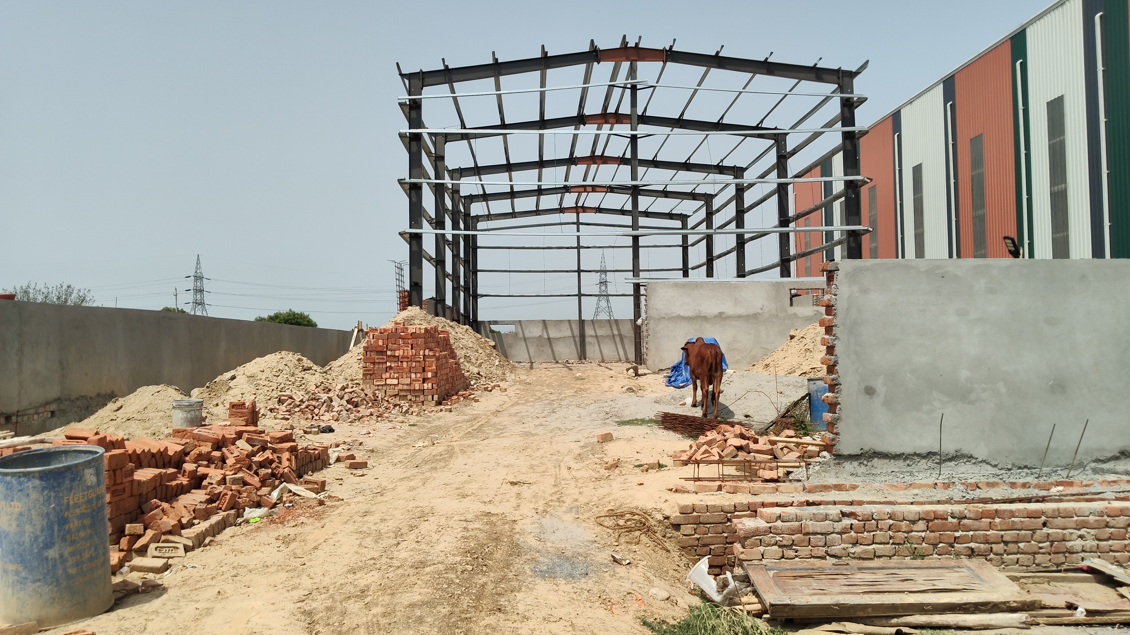 1000 Sq Meter Industrial building for sale is under construction in ecotech 11 greater Noida